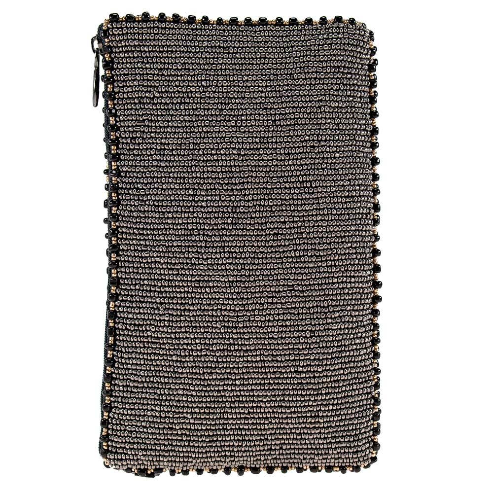 Mary Frances Bee Awesome Beaded Bumble Bees Crossbody Phone Bag