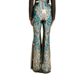 Comfort Pants-Blue - Paper Dolls: Multi color-Black / M/L
