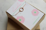 Rose Gold Circle Bracelet, Infinity Bracelet