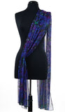 MIA Long & Wide Print Mesh Shawl Stole Wrap
  : OS