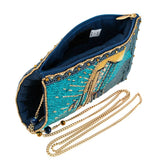 Mary Frances Hand Beaded Midnight Cruise Crossbody Phone Bag