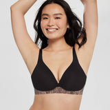 Starlette Plunge Bra: Black / 2XL