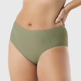 High-Waisted Retro Bikini: Black / Fits 0-14