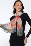 Aloka Scarf: Turquoise & Orchid