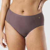 High-Waisted Retro Bikini: Black / Fits 0-14