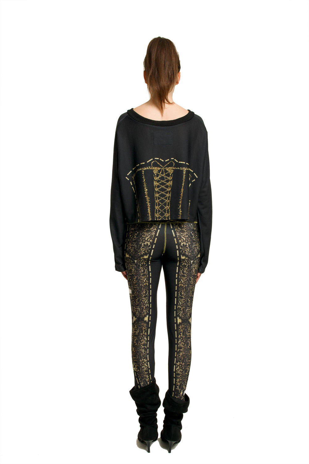 IPNG Paper Dolls Comfort Leggings - Multi/Black