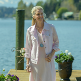 Jessie Linen Jacket - New Color: Navy / S