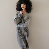 MINKY STRETCH LUXE ROBES: Mirage / Small