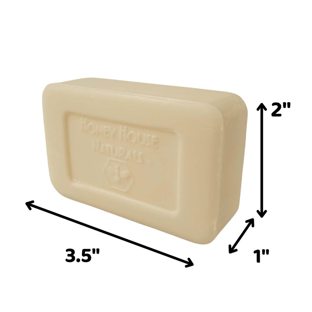 MADE IN USA Honey House Naturals Holiday Paper Wrapped Soap - 3.5oz Individual: Lavender