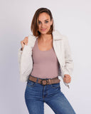 Pip | Vintage Full-Grain Leather Belt for Women: Black / S-85