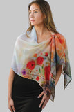 Aloka Scarf: Red Poppies