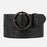 Pip | Vintage Full-Grain Leather Belt for Women: Black / S-85
