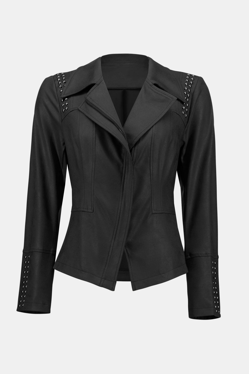 Joseph Ribkoff Notched Collar Jacket Style 233926 - Black