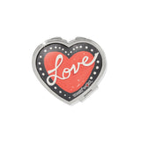 Best Friends Furever Heart Compact Mirror