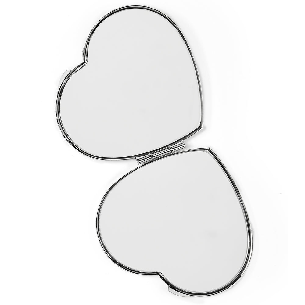 Best Friends Furever Heart Compact Mirror