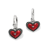 Fashionista Heart Hoop Earrings