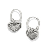 Fashionista Heart Hoop Earrings