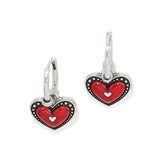 Fashionista Heart Hoop Earrings