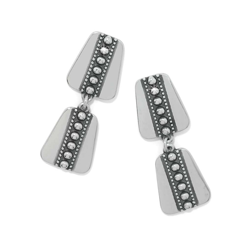 Pretty Tough Geo Post Drop Earrings