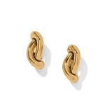 Interlok Single Knot Leverback Earrings