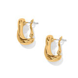 Interlok Single Knot Leverback Earrings