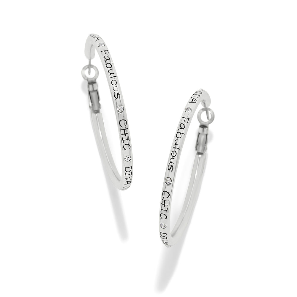 Fashionista Hoop Earrings