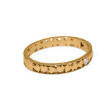 Mystery Of Love Heart Hinged Bangle