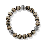 Contempo Moda Noir Blanc Stretch Bracelet