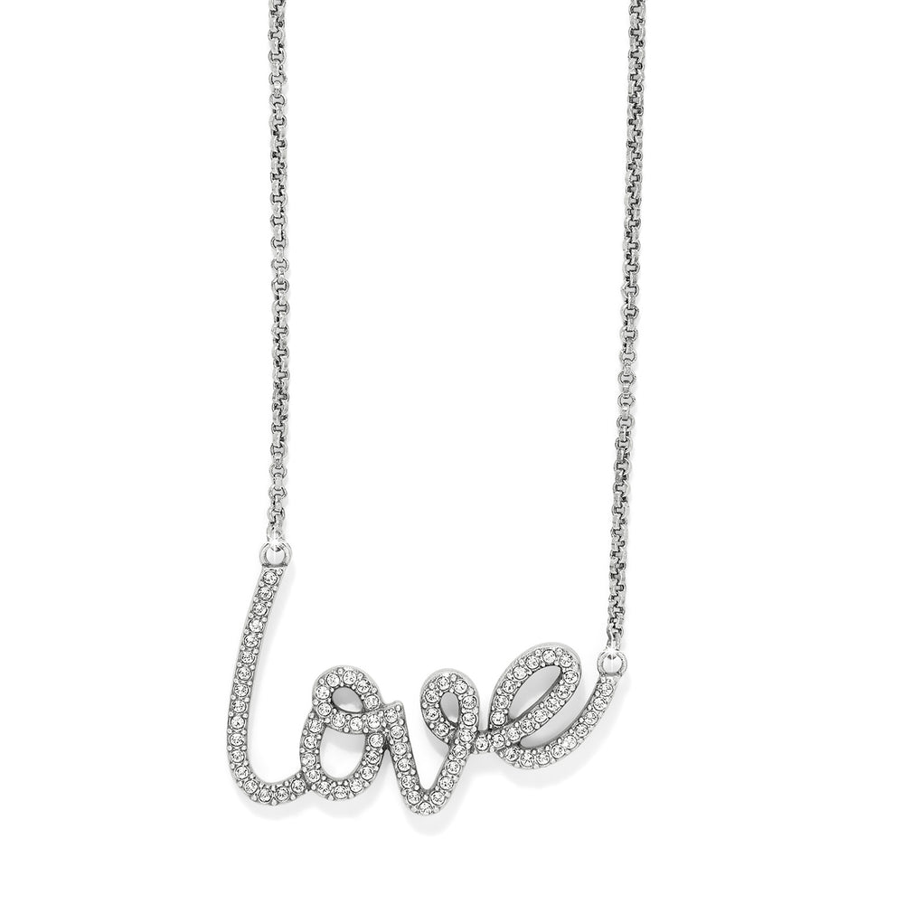 Love Script Sparkle Necklace
