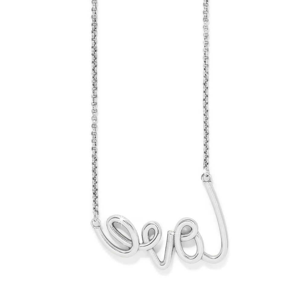 Love Script Sparkle Necklace