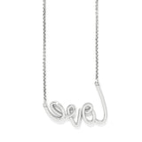 Love Script Sparkle Necklace