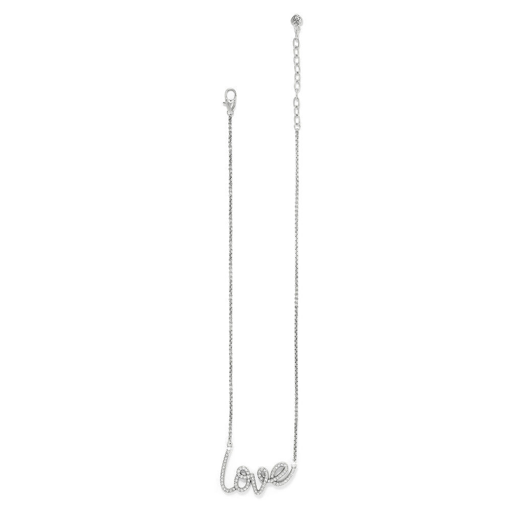 Love Script Sparkle Necklace