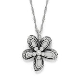 Trust Your Journey Flower Necklace