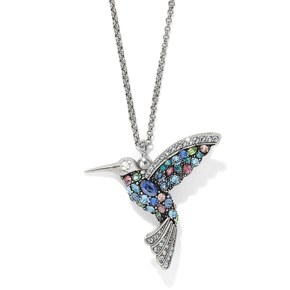 Trust Your Journey Hummingbird Necklace
