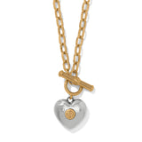 Palm Canyon Heart Toggle Necklace
