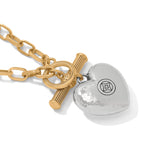 Palm Canyon Heart Toggle Necklace