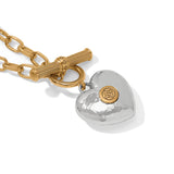 Palm Canyon Heart Toggle Necklace