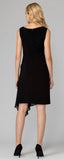 LAST ONE SZ 2 - Joseph Ribkoff Dress Style 193201 - Black