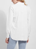 Lyssé Connie Slim Button Down Top Style 232435M3 - White