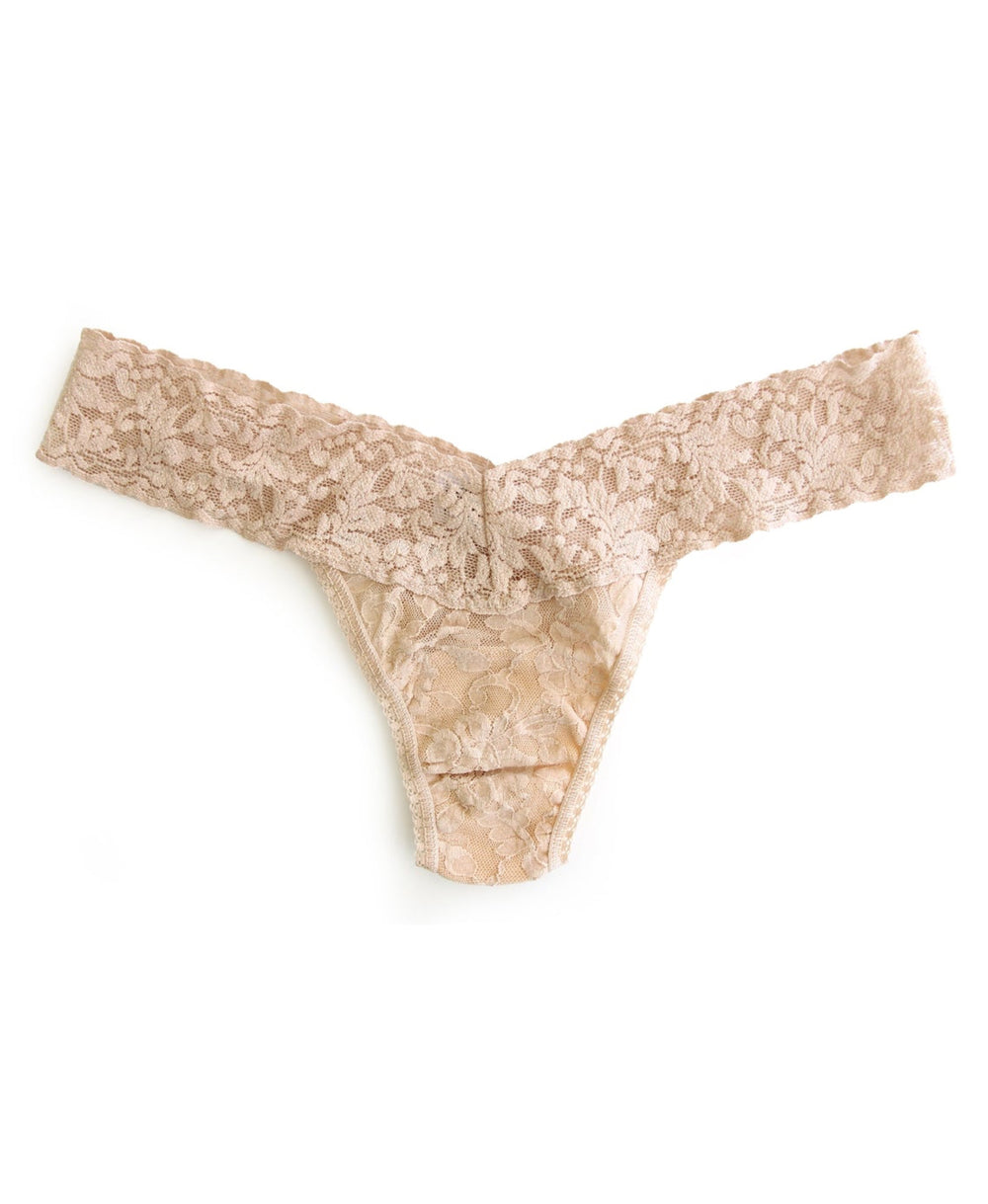Hanky Panky Signature Lace Low Rise Thong Style 4911 - Chai