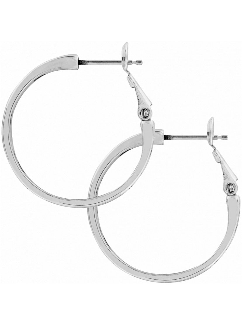 Brighton Contempo Small Hoop Earrings Style JE9710 - Silver