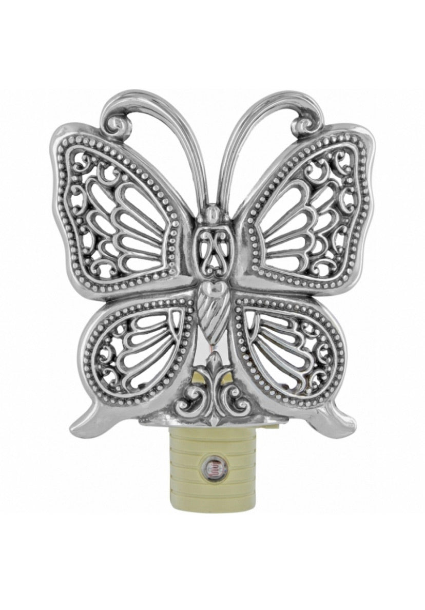 Brighton Fly By Night Butterfly Night Light Style HT050 - Silver