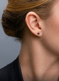Brighton Twinkle Mini Post Earrings Style J20497 - Garnet