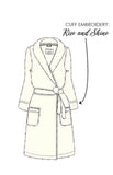 PJ Salvage Luxe Plush Robe Style RULPR - Natural “Rise and Shine”