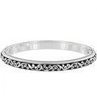 Brighton Sacred Cross Hinged Bangle Bracelet Style J38882 - Silver