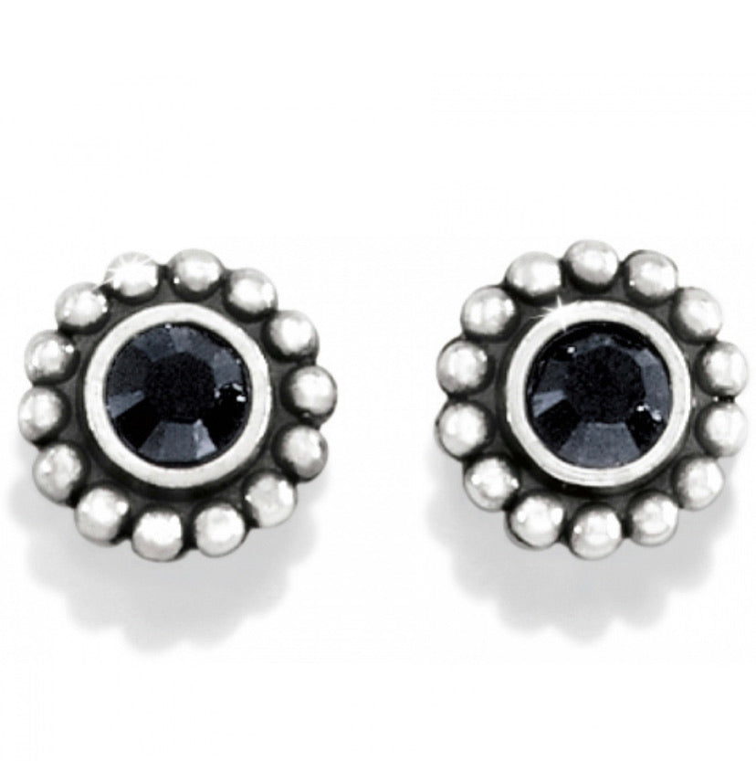 Brighton Twinkle Mini Post Earrings Style J20493 - Black
